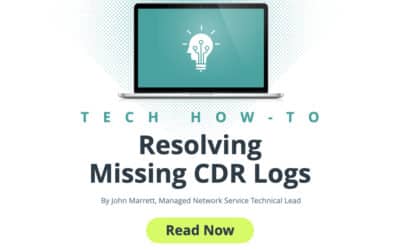 Tech How-to: Resolving Missing CDR Logs